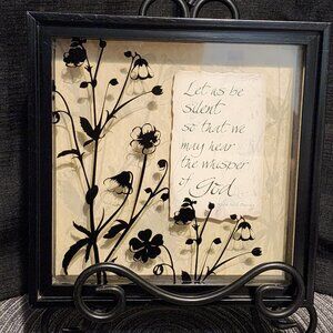 Inspirational Plaque - Let us be Silent